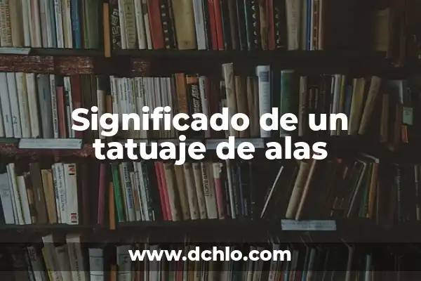 Tatuajes de Cruz con Alas Significado 4 Significado de un tatuaje de alas