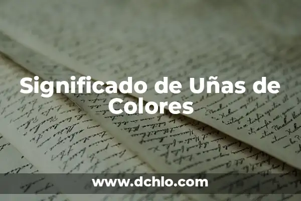 ¿Cuánto tarda en crecer el césped? Todo lo que debes saber sobre el crecimiento del césped 6 Significado de Uñas de Colores