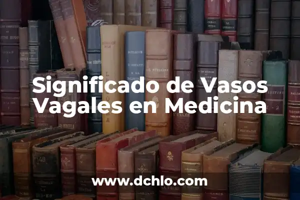 ¿Cuántos Vasos de Agua Debe Beber un Adulto al Día? 7 Significado de Vasos Vagales en Medicina