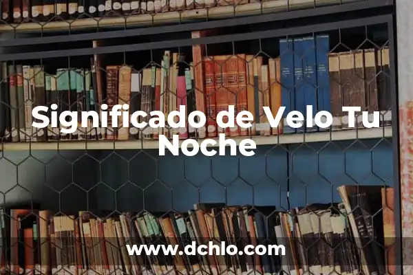 Como hacer tu ceja 3 Significado de Velo Tu Noche