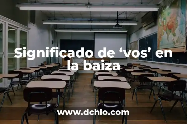 El Significado de SOS: Un Grito de Auxilio con Historia 4 Significado de ‘vos’ en la baiza