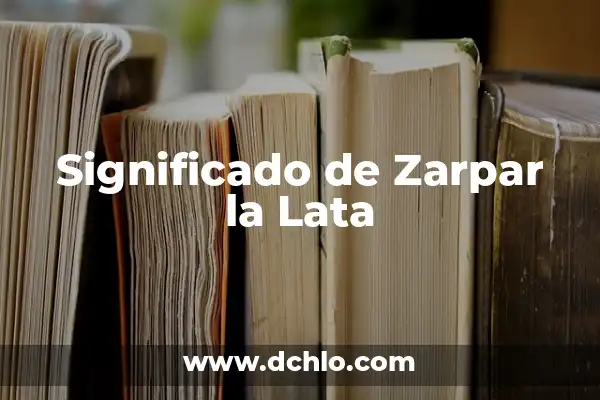 El Hombre de Lata: Un Viaje al Significado en la Obra de Spinetta 3 Significado de Zarpar la Lata
