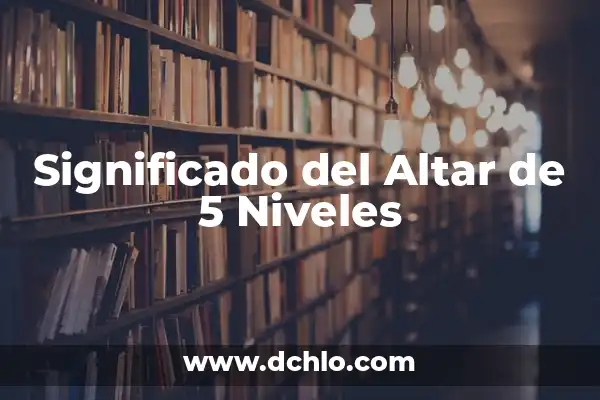 Símbolos de Alerta y su Importancia en la Seguridad 7 Significado del Altar de 5 Niveles