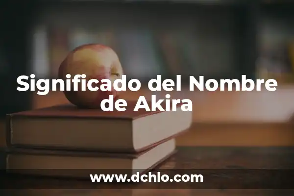 El significado del nombre Uriel 6 Significado del Nombre de Akira