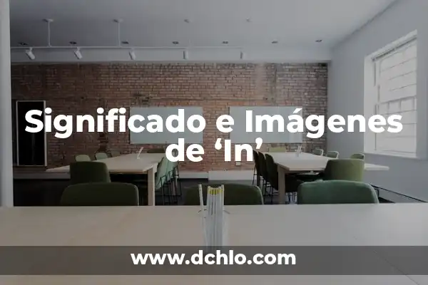 Significado e Imágenes de Justicia 7 Significado e Imágenes de ‘In’