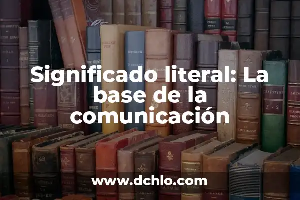 Significado y Concepto de Rudimentos: La Base de Todos los Conocimientos 8 Significado literal: La base de la comunicación