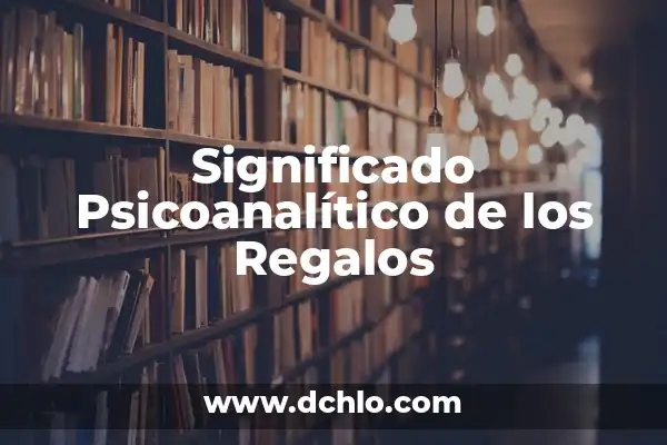 El significado de soñar con cucarachas blancas 5 Significado Psicoanalítico de los Regalos