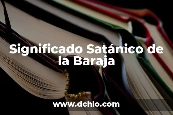 Significado del 1 de Troncos en la Baraja 5 Significado Satánico de la Baraja