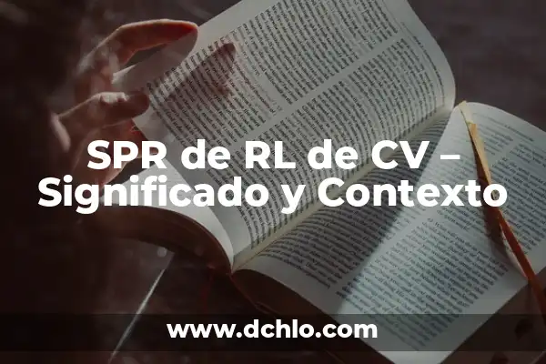 Significado de Salbutamol R Formoterol RL 8 SPR de RL de CV – Significado y Contexto