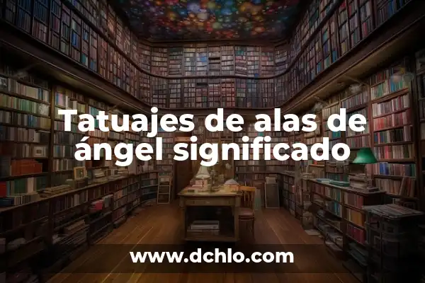 Tatuajes de Cruz con Alas Significado 5 Tatuajes de alas de ángel significado
