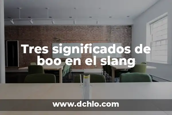Significado de 'Ura' en el Idioma Argentino 4 Tres significados de boo en el slang