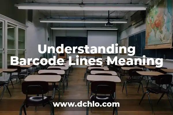 Understanding Public Domain Software 5 Understanding Barcode Lines Meaning