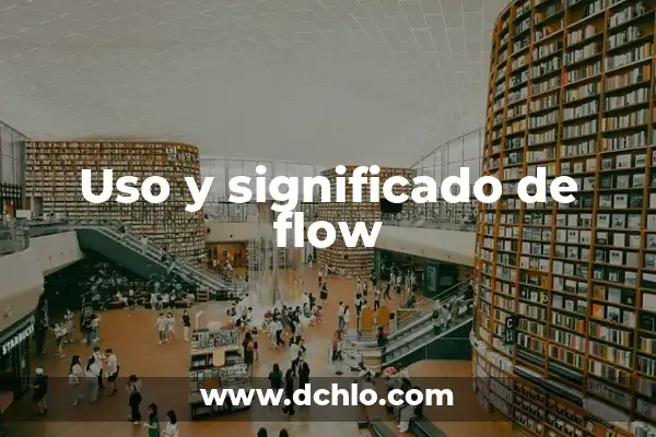 Significado del Uso de Dude 3 Uso y significado de flow
