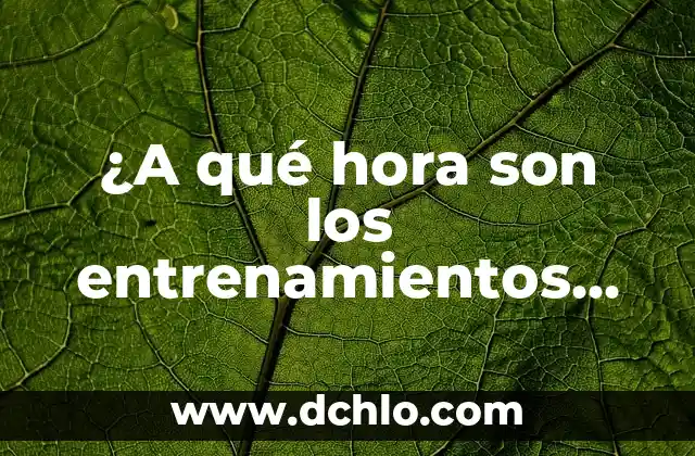 ¿Qué hora es en los Estados Unidos? | Zonas horarias en EE.UU. 4 ¿A qué hora son los entrenamientos de Fórmula 1 en diferentes zonas horarias?