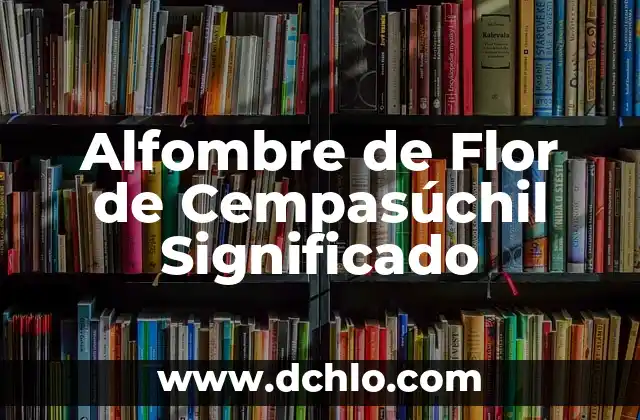 Significado de la Flor de Cempasúchil 6 Alfombre de Flor de Cempasúchil Significado