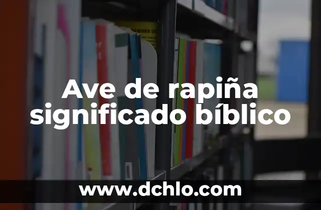 Tatuajes del Ave Fénix: Un Símbolo de Renacimiento 6 Ave de rapiña significado bíblico