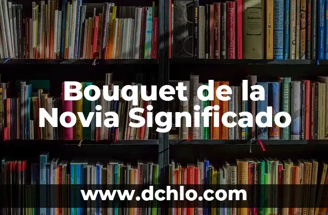 ¿Quién es la novia de Sandra Barneda? 4 Bouquet de la Novia Significado