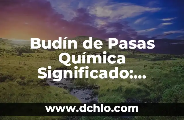 Cómo Hacer Budín de Pan al Horno 4 Budín de Pasas Química Significado: Exploring the Chemistry Behind Raisin Pudding