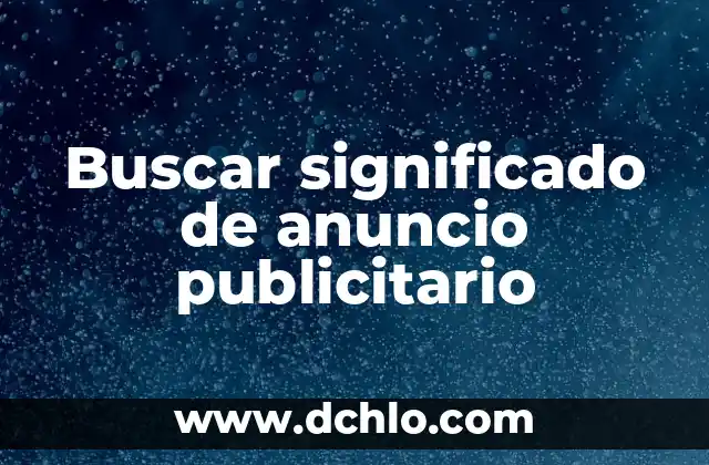 Cómo hacer un cartel publicitario en Photoshop 4 Buscar significado de anuncio publicitario