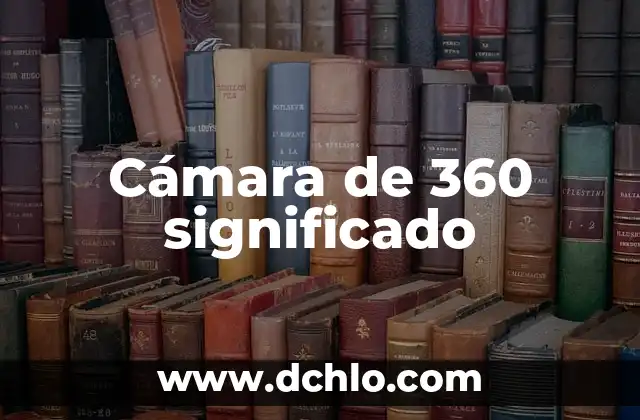 Significado de Web Check In 6 Cámara de 360 significado