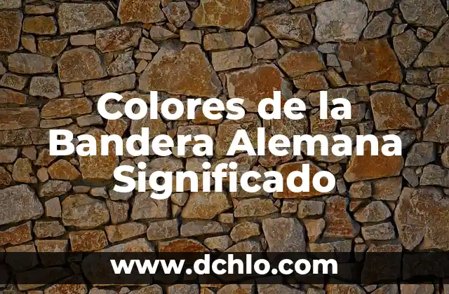 El Significado de la Bandera de Suecia 5 Colores de la Bandera Alemana Significado