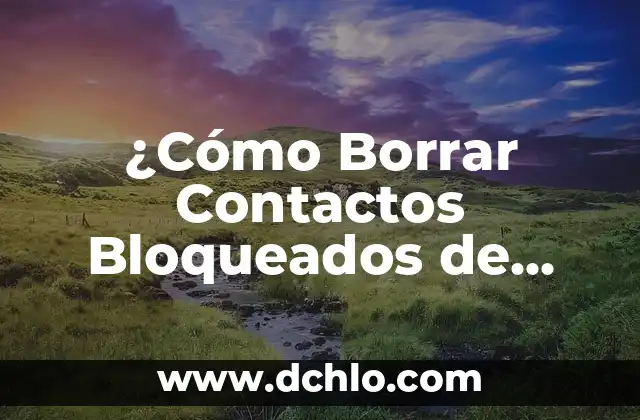 Cómo crear grupos de contactos en Gmail: Guía práctica y detallada 8 ¿Cómo Borrar Contactos Bloqueados de WhatsApp? – Guía Detallada
