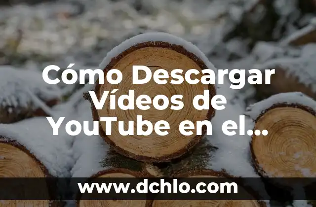 Cómo Descargar Videos de YouTube al Ordenador de Forma Segura y Gratuita 6 Cómo Descargar Vídeos de YouTube en el Móvil