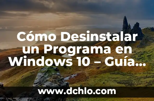 Cómo hacer un autorun para USB Windows 10 7 Cómo Desinstalar un Programa en Windows 10 – Guía Paso a Paso