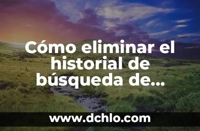 Resultado del Bayern de Munich vs Real Madrid: Análisis y Historial 6 Cómo eliminar el historial de búsqueda de Google permanente y temporalmente