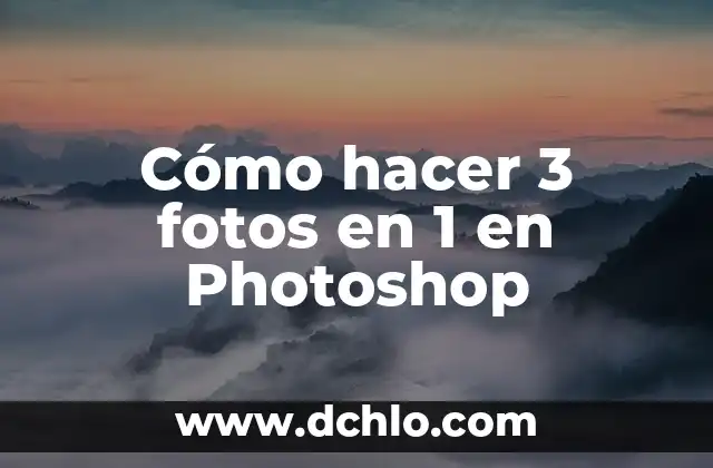 Como Hacer Buenas Letras en Photoshop CS6 6 Cómo hacer 3 fotos en 1 en Photoshop