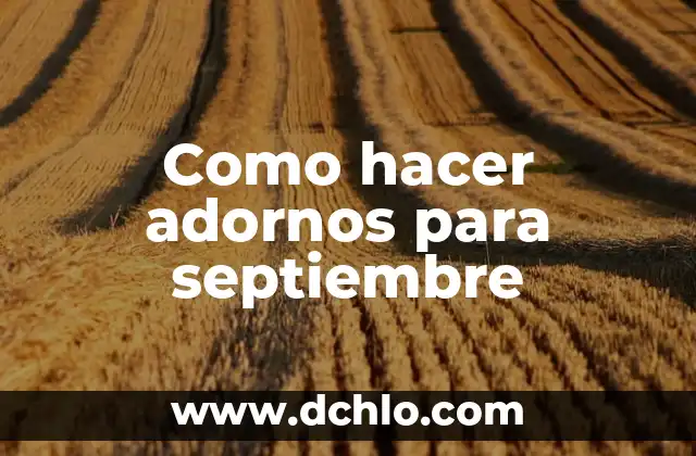 Como Hacer Cadenas para el 15 de Septiembre 3 Como hacer adornos para septiembre