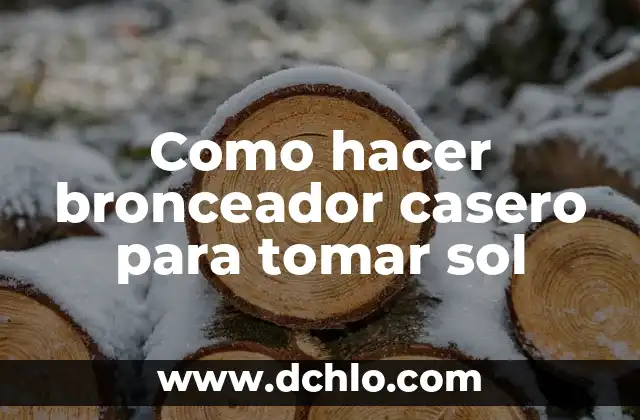 Cómo hacer que el título en Excel no se mueva 5 Como hacer bronceador casero para tomar sol