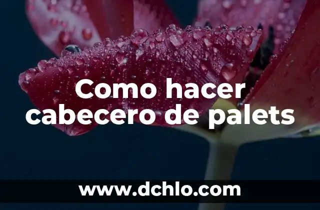 Como hacer cabecero con listones de madera 6 Como hacer cabecero de palets