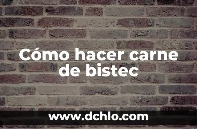 Como hacer tacos de bistec estilo Monterrey 3 Cómo hacer carne de bistec