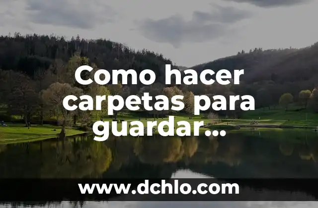 Como Hacer Mariposas Manualidades 5 Como hacer carpetas para guardar documentos manualidades