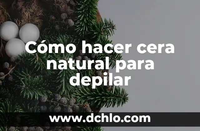 Cómo hacer un folleto de un desastre natural 3 Cómo hacer cera natural para depilar