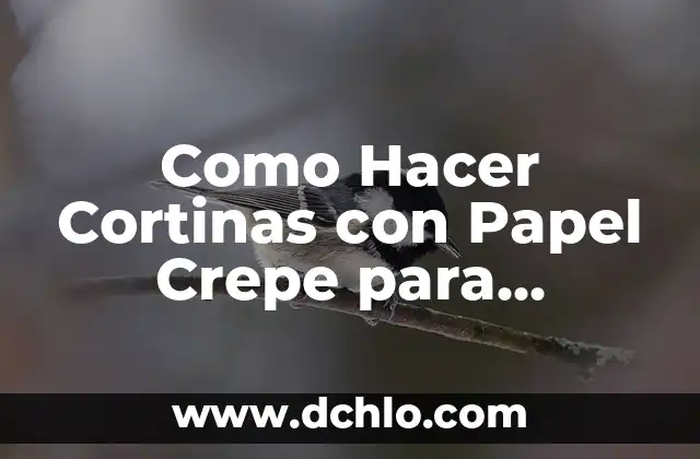 Como hacer pasto con crepe 3 Como Hacer Cortinas con Papel Crepe para Cumpleaños