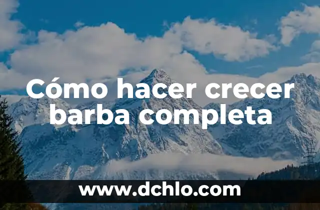 Cómo hacer crecer las cejas rápidamente remedios caseros 3 Cómo hacer crecer barba completa
