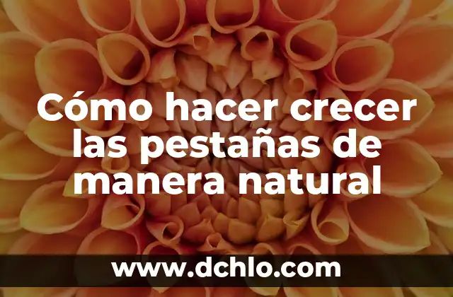 Como hacer diseño textil de manera orgánica 4 Cómo hacer crecer las pestañas de manera natural
