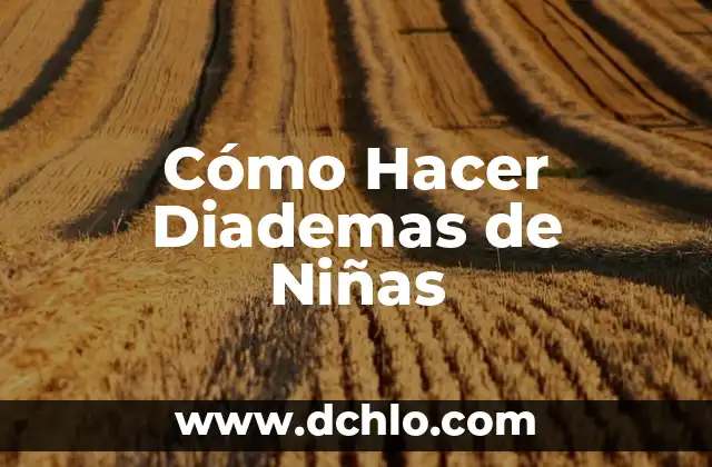 Cómo hacer diademas con lentejuelas 3 Cómo Hacer Diademas de Niñas