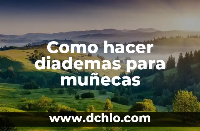 Cómo hacer diademas con lentejuelas 8 Como hacer diademas para muñecas