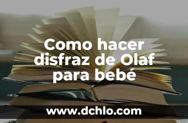 Significado del Disfraz de Diablo 7 Como hacer disfraz de Olaf para bebé