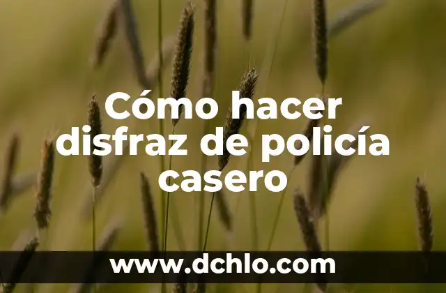 Como hacer disfraz de Tinkerbell para niña 3 Cómo hacer disfraz de policía casero