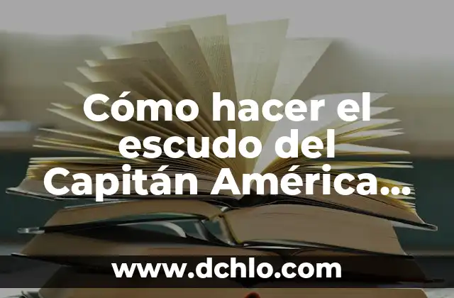 ¿Quién es el capitán del Real Madrid? 7 Cómo hacer el escudo del Capitán América casero