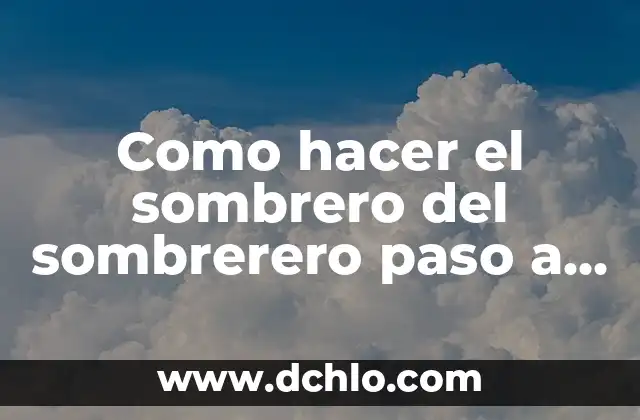 Cómo hacer un moño cordobés paso a paso 4 Como hacer el sombrero del sombrerero paso a paso