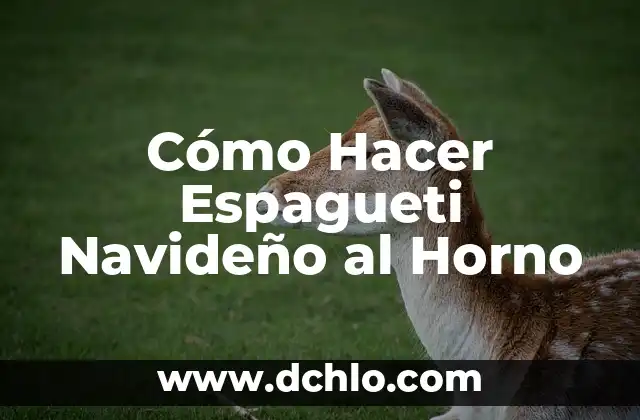 Cómo hacer un nacimiento navideño con cajas de cartón 4 Cómo Hacer Espagueti Navideño al Horno