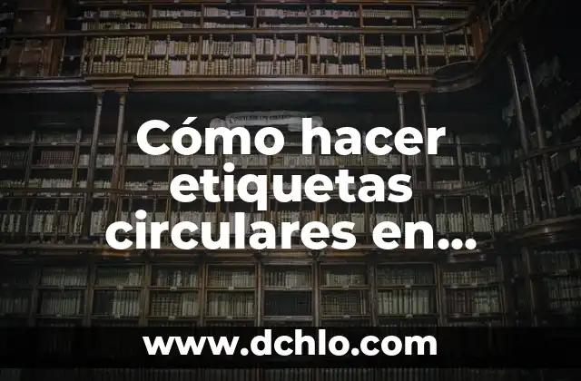 Cómo hacer un tríptico en Publisher 2013 8 Cómo hacer etiquetas circulares en Publisher
