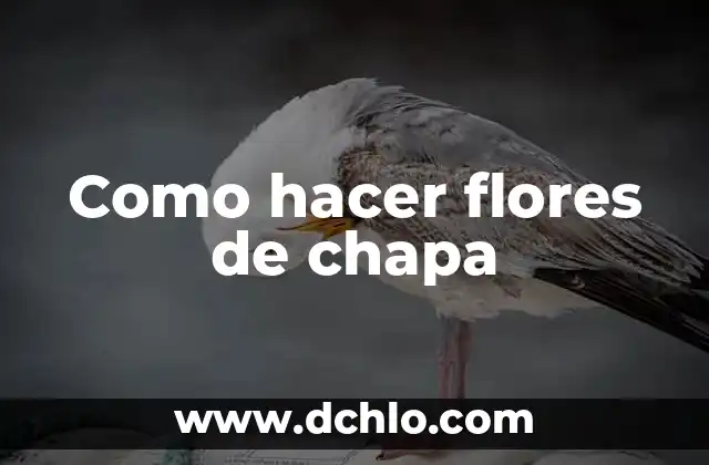 Cómo hacer techo de chapa para garage 6 Como hacer flores de chapa