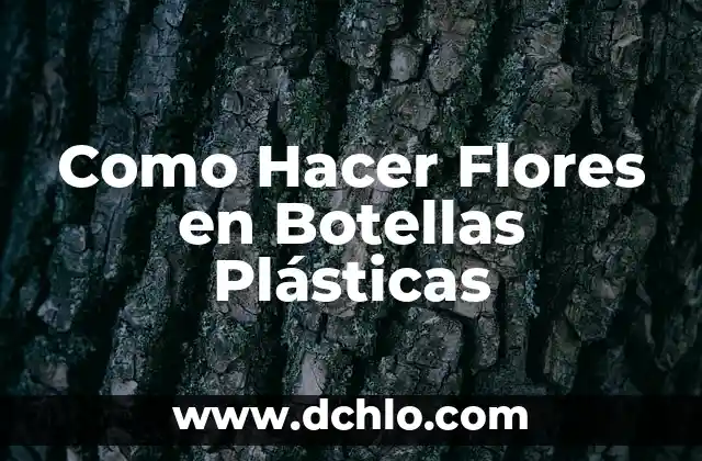 Cómo hacer ramos de novia con flores de cintas 6 Como Hacer Flores en Botellas Plásticas