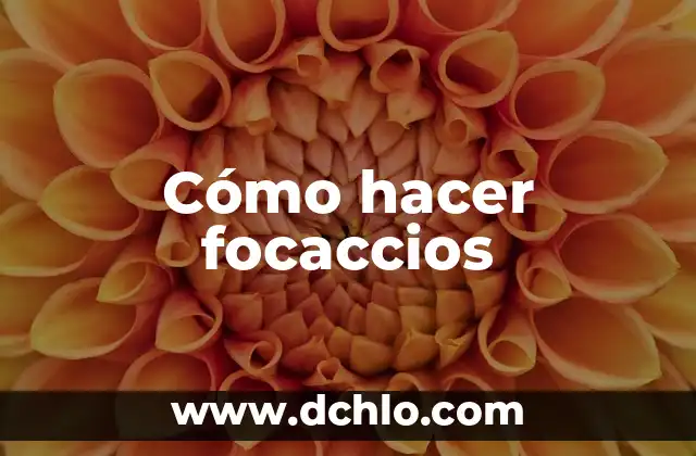 Cómo hacer una carrillera 6 Cómo hacer focaccios